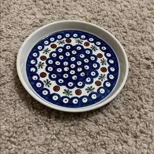 Boleslawiec 7” pottery bowl/plate